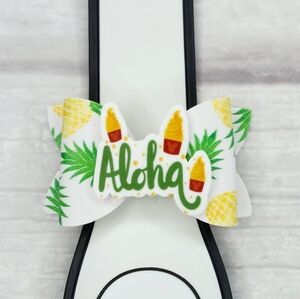 Aloha Dole Whip Magic Band Bow